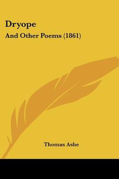 portada dryope: and other poems (1861) (en Inglés)