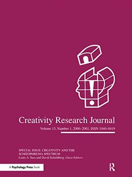 portada Creativity in the Schizophrenia Spectrum: A Special Issue of the Creativity Research Journal (en Inglés)