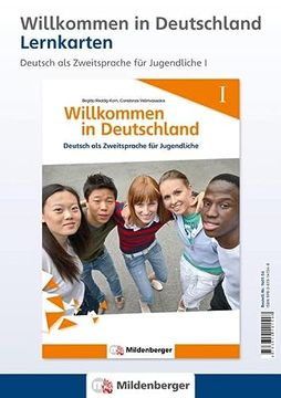 portada Willkommen in Deutschland - Lernkarten Deutsch als Zweitsprache für Jugendliche i: Bild- und Wortkarten für das Wortschatztraining (en Alemán)