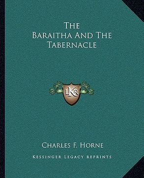portada the baraitha and the tabernacle (en Inglés)