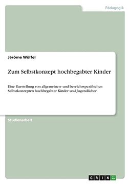 portada Zum Selbstkonzept Hochbegabter Kinder: Eine Darstellung von Allgemeinen- und Bereichsspezifischen Selbstkonzepten Hochbegabter Kinder und Jugendlicher (in German)
