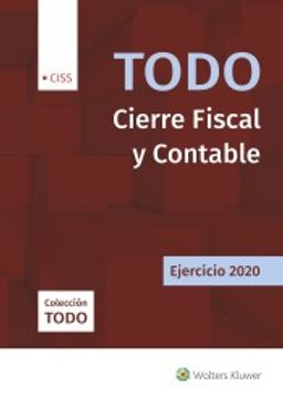 portada Todo Cierre Fiscal y Contable. Ejercicio 2020 (in Spanish)