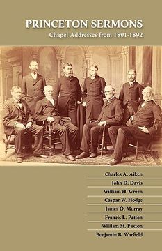 portada princeton sermons: chapel addresses from 1891-1892 (in English)