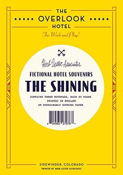 portada The Overlook Hotel: Fictional Hotel Notepad set (Herb Lester Associates Fictional Hotel Notepads) (en Inglés)