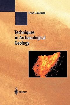 portada techniques in archaeological geology (en Inglés)