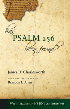 portada Has Psalm 156 Been Found? (en Inglés)