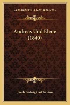 portada Andreas Und Elene (1840) (en Alemán)