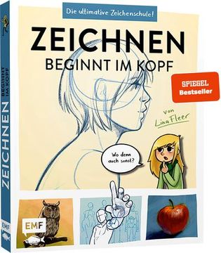 portada Zeichnen Beginnt im Kopf - die Ultimative Zeichenschule von Youtube-Zeichnerin Linafleer