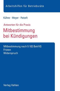 portada Mitbestimmung bei Kündigungen (in German)