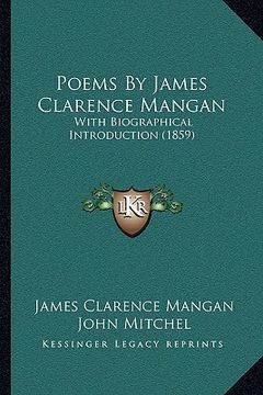 portada poems by james clarence mangan: with biographical introduction (1859)