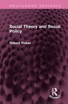 portada Social Theory and Social Policy (Routledge Revivals) (en Inglés)
