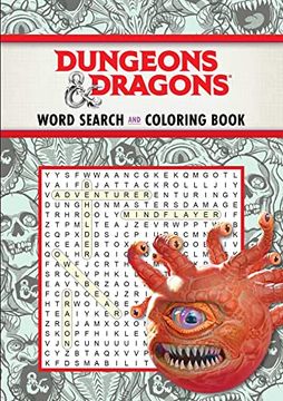 portada Dungeons & Dragons Word Search and Coloring (Coloring Book & Word Search) (en Inglés)