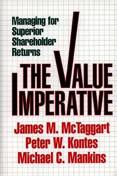 portada Value Imperative: Managing for Superior Shareholder Returns (en Inglés)
