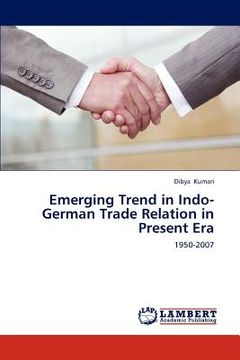 portada emerging trend in indo-german trade relation in present era (en Inglés)