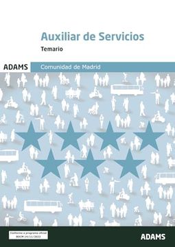 portada Temario Auxiliar de Servicios Comunidad de Madrid, Turno Libre (Grupo v, Nivel 1, Area b)