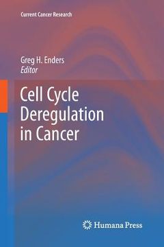 portada cell cycle deregulation in cancer (en Inglés)