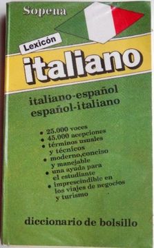 portada Diccionario Lexicon Italiano Español /  Español Italiano