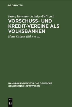 portada Vorschuss- und Kredit-Vereine als Volksbanken 