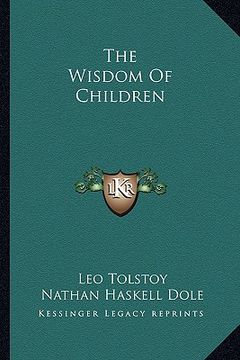 portada the wisdom of children (in English)