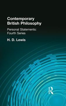portada Contemporary British Philosophy: Personal Statements Fourth Series (en Inglés)