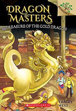 portada Treasure of the Gold Dragon: A Branches Book (Dragon Masters #12) 