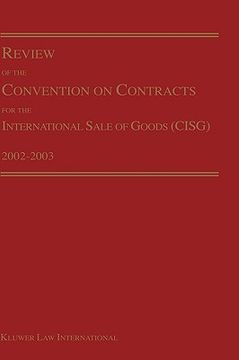 portada review of the convention on contracts for the international sale of goods (cisg) (en Inglés)