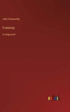 portada Fraternity: in large print (en Inglés)