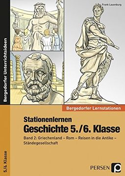 portada Stationenlernen Geschichte 5. /6. Klasse: Handlungsorientierte Materialien für Einen Leistungsdifferenzierten Unterricht (en Alemán)