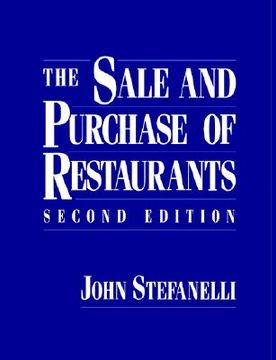 portada the sale and purchase of restaurants (in English)