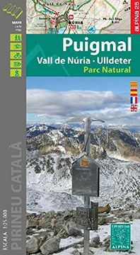 portada Puigmal - val de Nuria - Ulldeter 1: 25. 000: Vall de Núria. Ulldeter (Serie e 25 - 1 (in French)