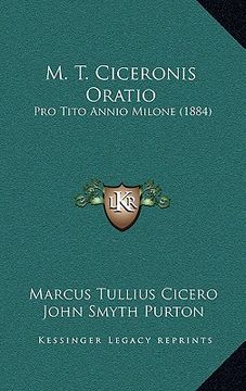 portada m. t. ciceronis oratio: pro tito annio milone (1884) (en Inglés)