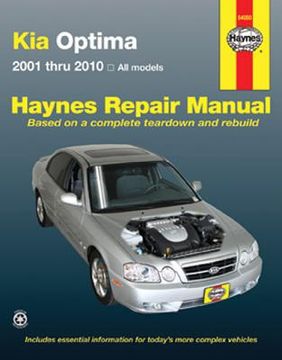 portada kia optima 2001 thru 2010 haynes automotive repair manual