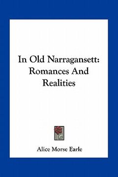 portada in old narragansett: romances and realities (in English)