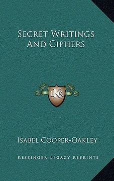 portada secret writings and ciphers (en Inglés)