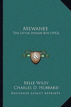 portada mewanee: the little indian boy (1912) (en Inglés)