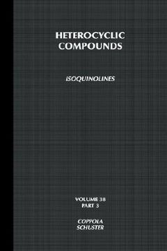 portada the chemistry of heterocyclic compounds, isoquinolines (en Inglés)