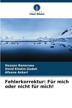 portada Fehlerkorrektur: Für mich oder nicht für mich! (in German)