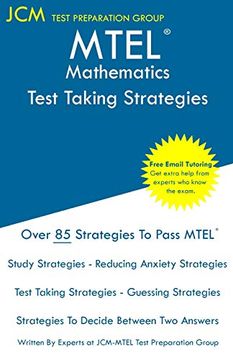 portada Mtel Mathematics - Test Taking Strategies: Mtel 09 Exam - Free Online Tutoring - new 2020 Edition - the Latest Strategies to Pass Your Exam. 