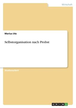 portada Selbstorganisation nach Probst (en Alemán)