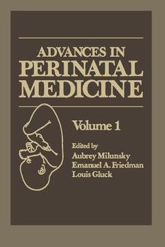 portada Advances in Perinatal Medicine: Volume 1