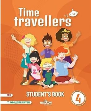 portada Time Travellers 4 red Student's Book English 4 Primaria (And) (en Inglés)