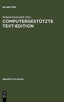 portada Computergestützte Text-Edition (Editio (en Alemán)