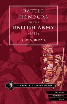 portada battle honours of the british army (1911)