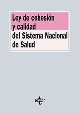 portada Ley De Cohesión Y Calidad Del Sistema Nacional De Salud (Derecho - Biblioteca De Textos Legales)