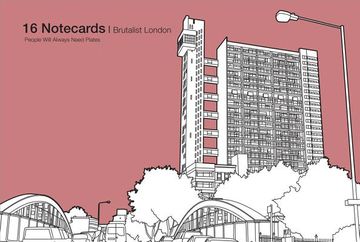 portada brutalist london: 16 notecards (en Inglés)