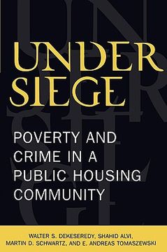 portada under siege: poverty and crime in a public housing community