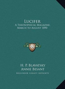 portada lucifer: a theosophical magazine, march to august 1890 (in English)