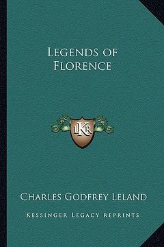 portada legends of florence (en Inglés)