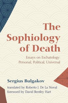 portada The Sophiology of Death (en Inglés)
