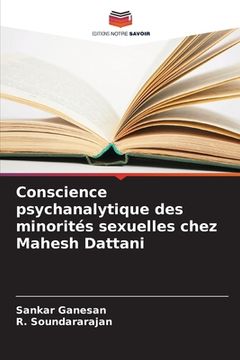 portada Conscience psychanalytique des minorités sexuelles chez Mahesh Dattani (in French)